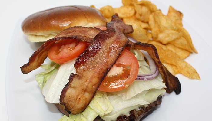 FUBAR Pizza Bar restaurant pizzeria in Fort Walton beach, Florida bacon cheeseburger FUBAR Pizza Bar restaurant pizzeria in Fort Walton beach, Florida bacon cheeseburger