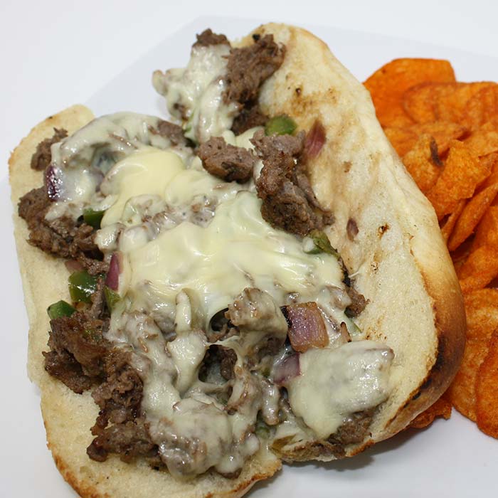 FUBAR Pizza Bar restaurant pizzeria in Fort Walton beach, Florida philly cheesesteak sandwich