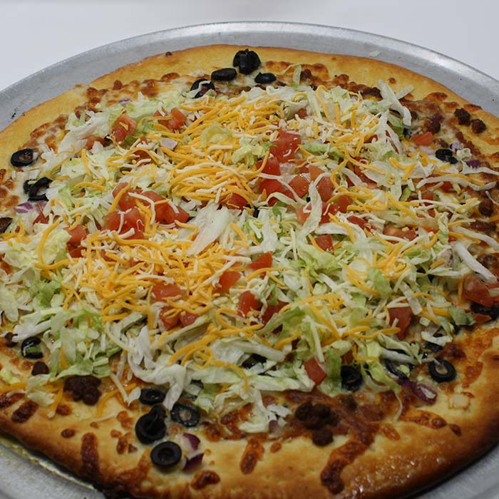 FUBAR Pizza Bar restaurant pizzeria in Fort Walton beach, Florida taco pizza
